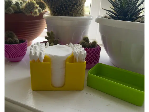 Rectangular Stand for Cotton Bud