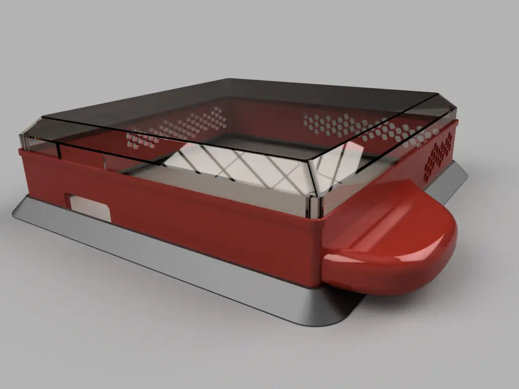 Creality K1 lid riser, many configurations.