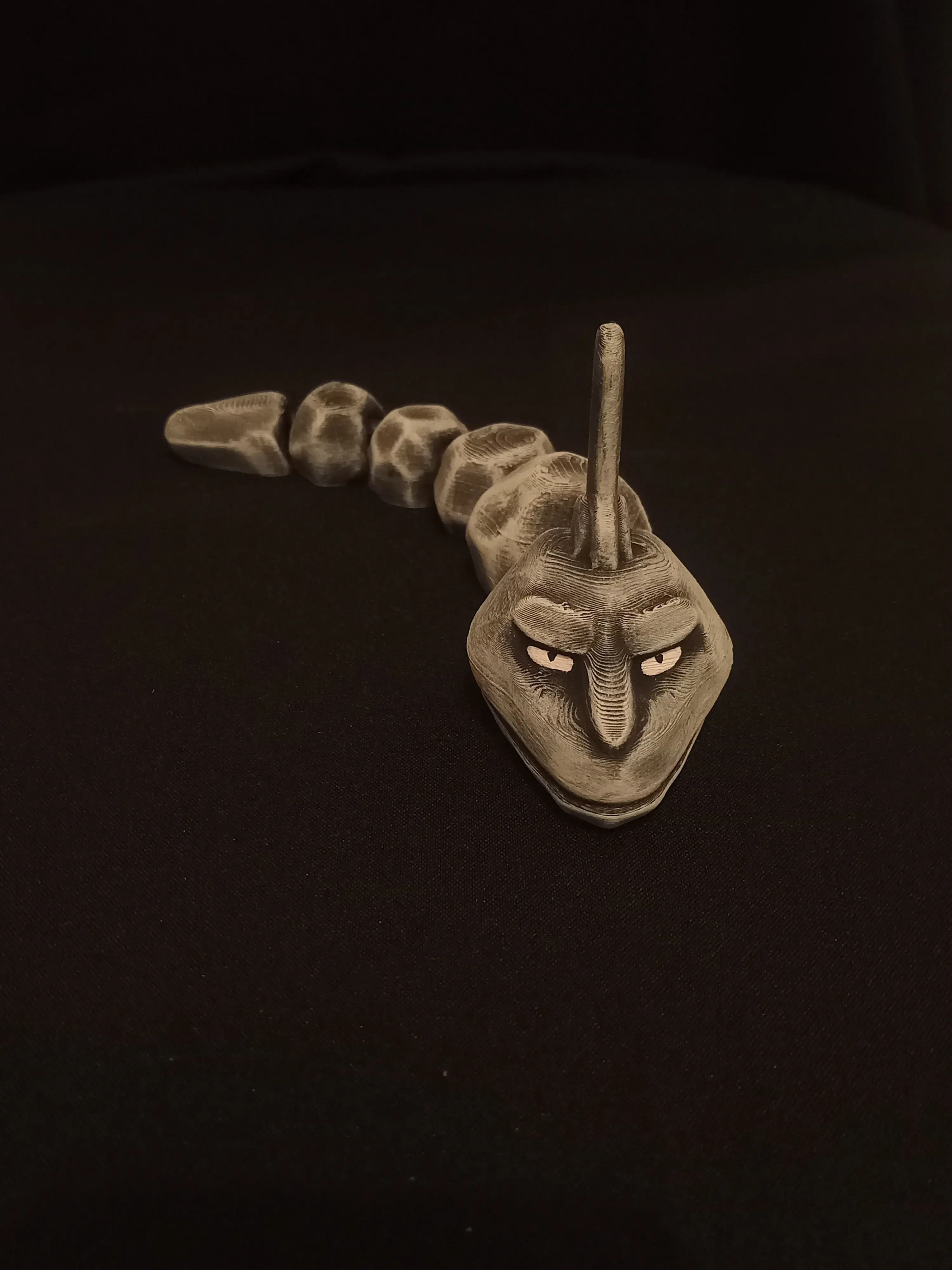 Onix, Pokemon, Articulating Flexible, Print in Place
