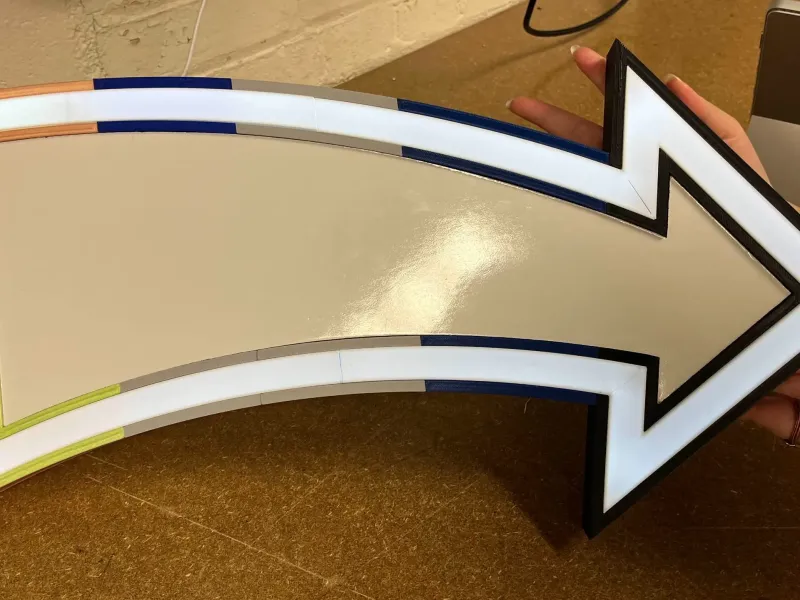 Light Up Arrow Sign
