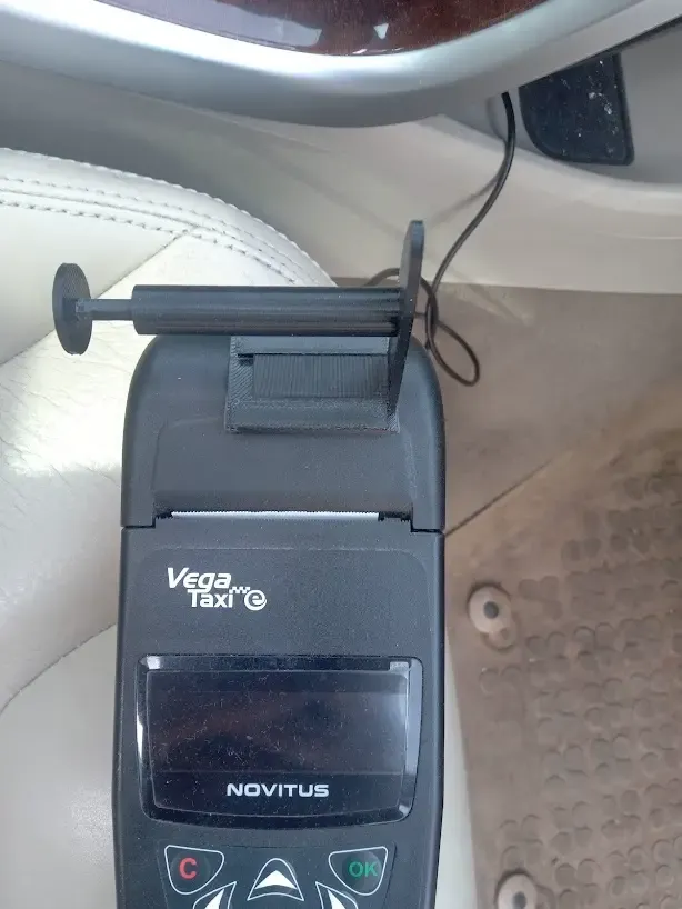 小型TAXI收银机防小票展开滚轮
