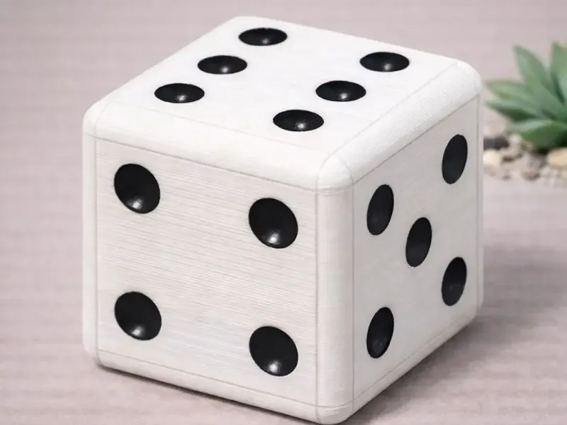 Perfect Dice, normal dice, cube