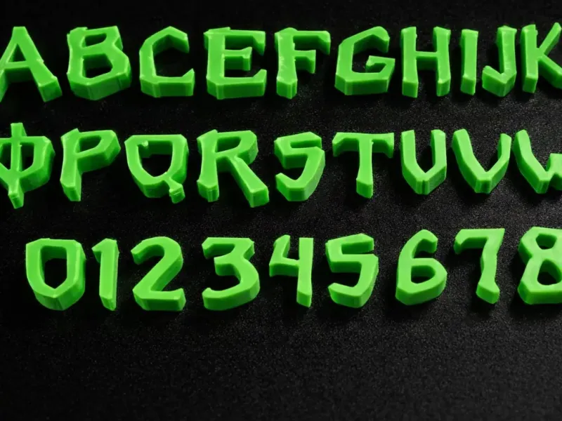 Alphabet Letters Monster Energy Style