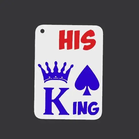 His King Keychain