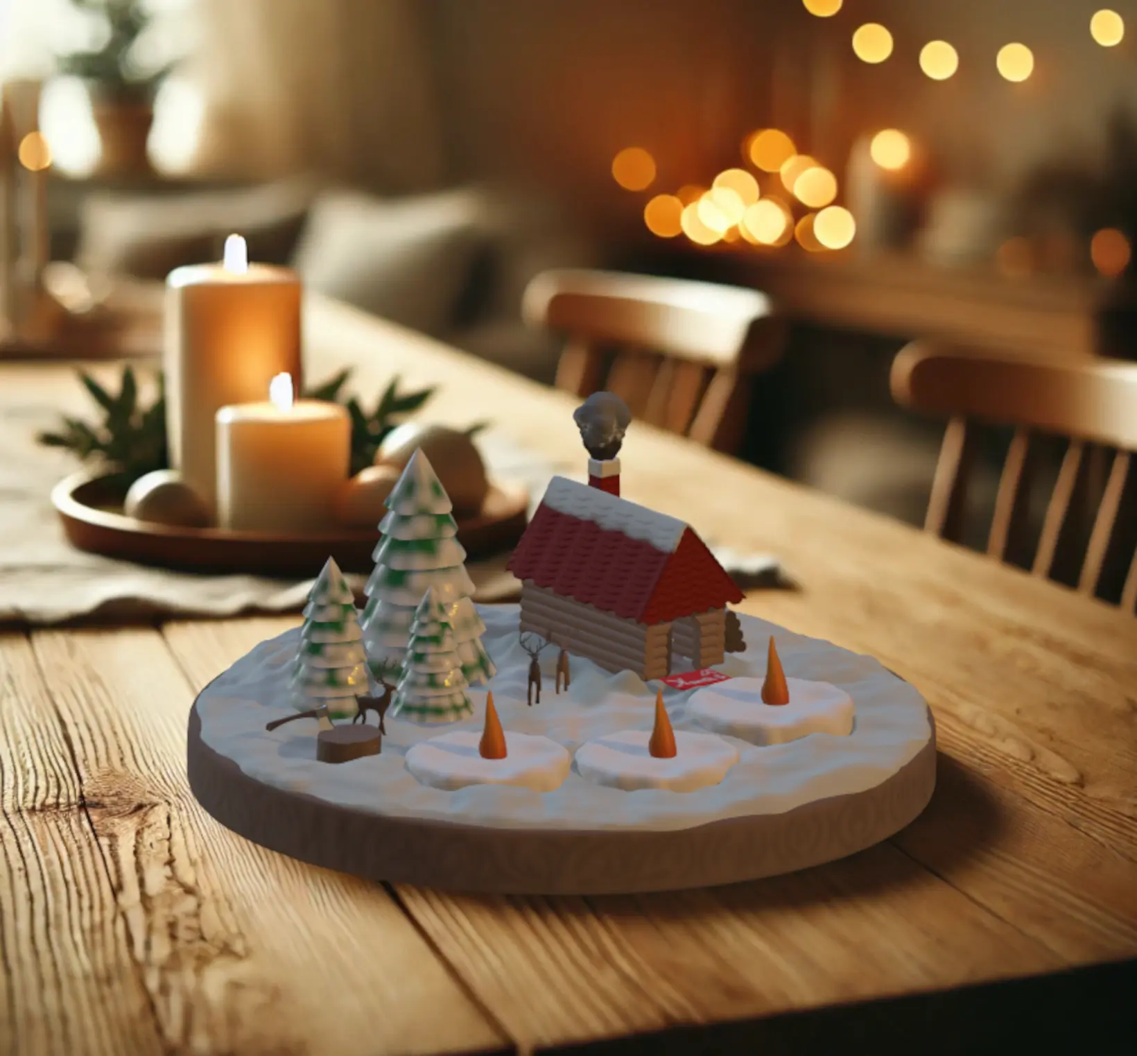 WINTER WONDERLAND TEALIGHT HOLDER