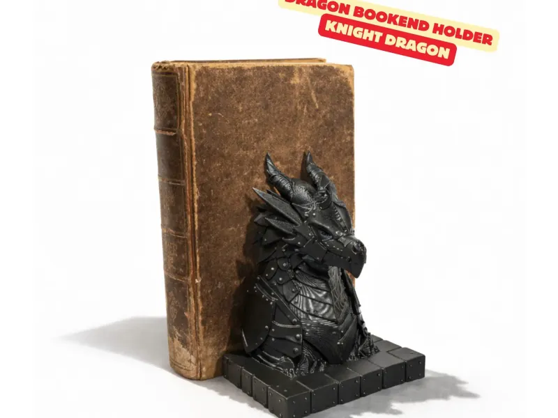 DRAGON BOOK STAND - KNIGHT DRAGON