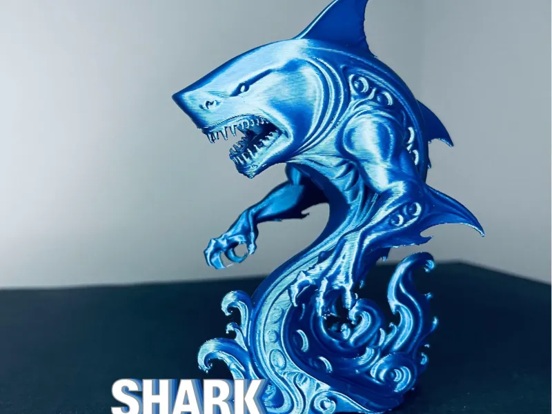 Hai-Meerestier-Statue