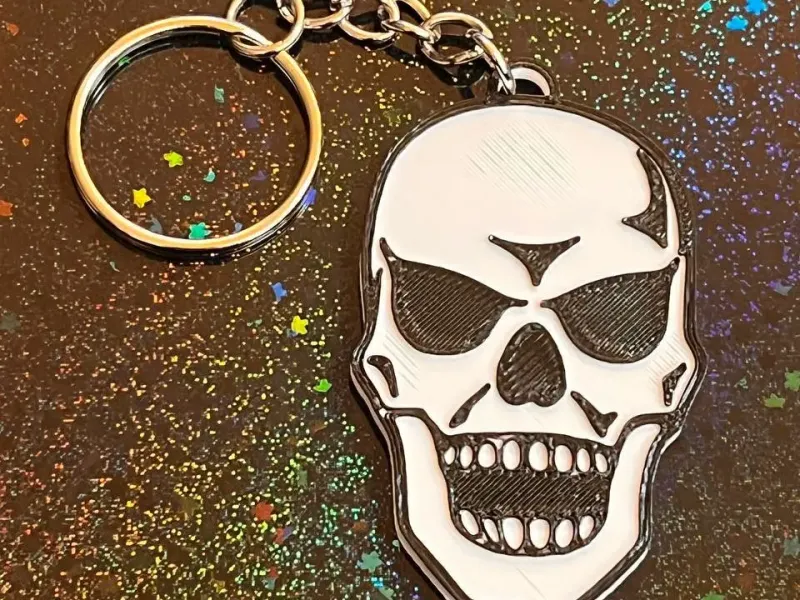 Keychain Skull II