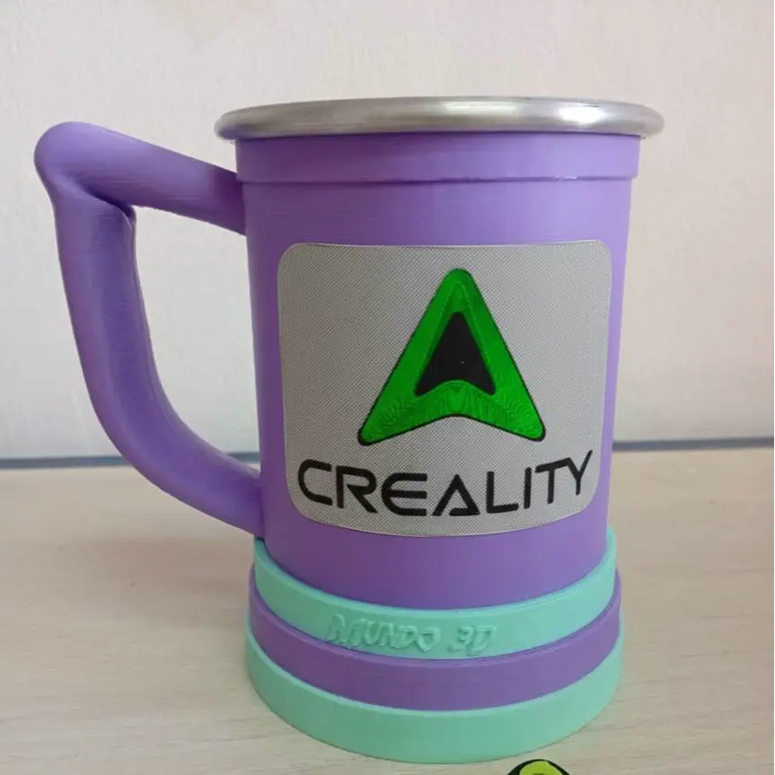 Vaso de 500ml con logo de creality - glass chopp