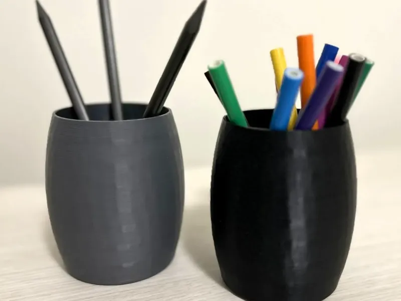 Smooth Round Pencil Holder