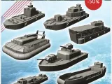 Imbarcazioni fluviali militari statunitensi dell'era fredda confezione n. 1-0