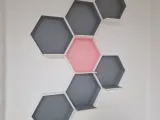 Estante hexagonal elegante-1