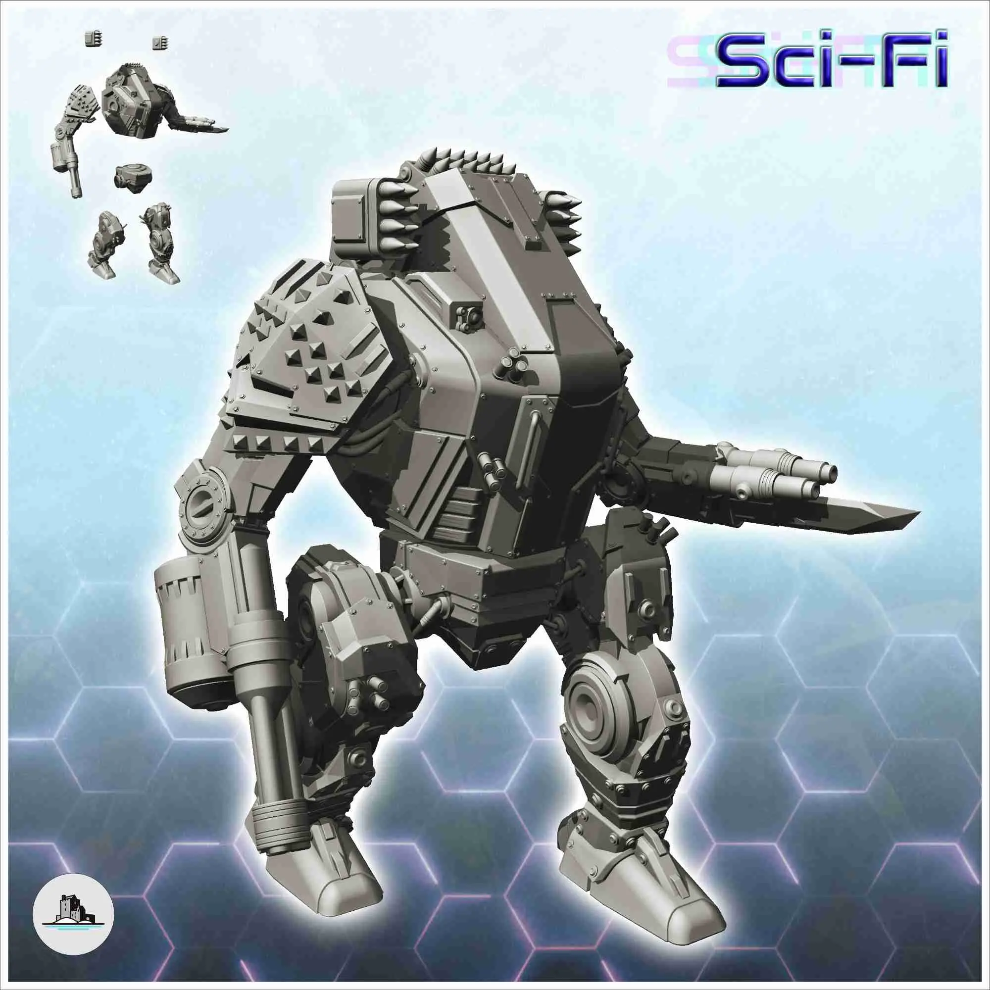 Kampfroboter Pack Nr. 2 - Miniaturen w40k scifi warhammer t