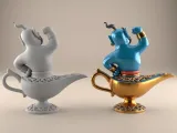 Fun Genie Lamp 3D STL File for Desk Decor Toys 8-4