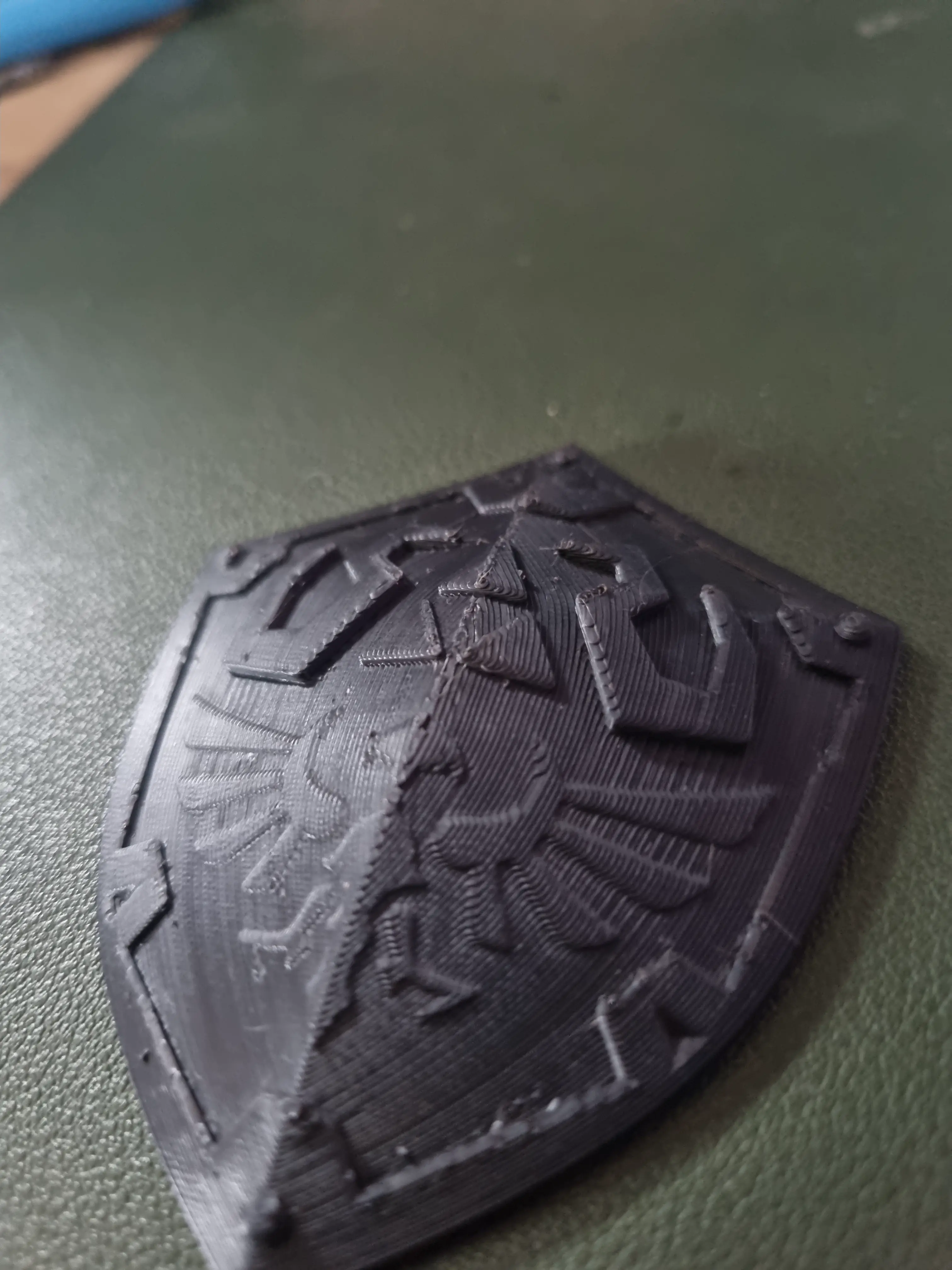 Hylian sheild from The Legend of Zelda