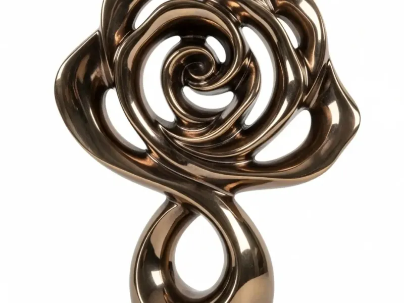 Rosa arte abstrata