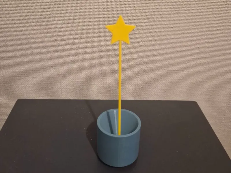 Glitter poker tool star