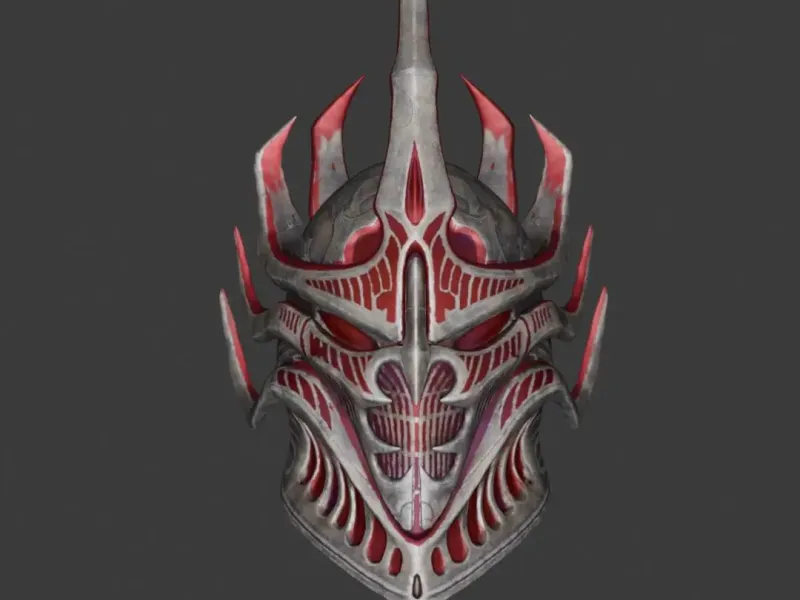 Daedric Helmet ElderScrolls Oblivion