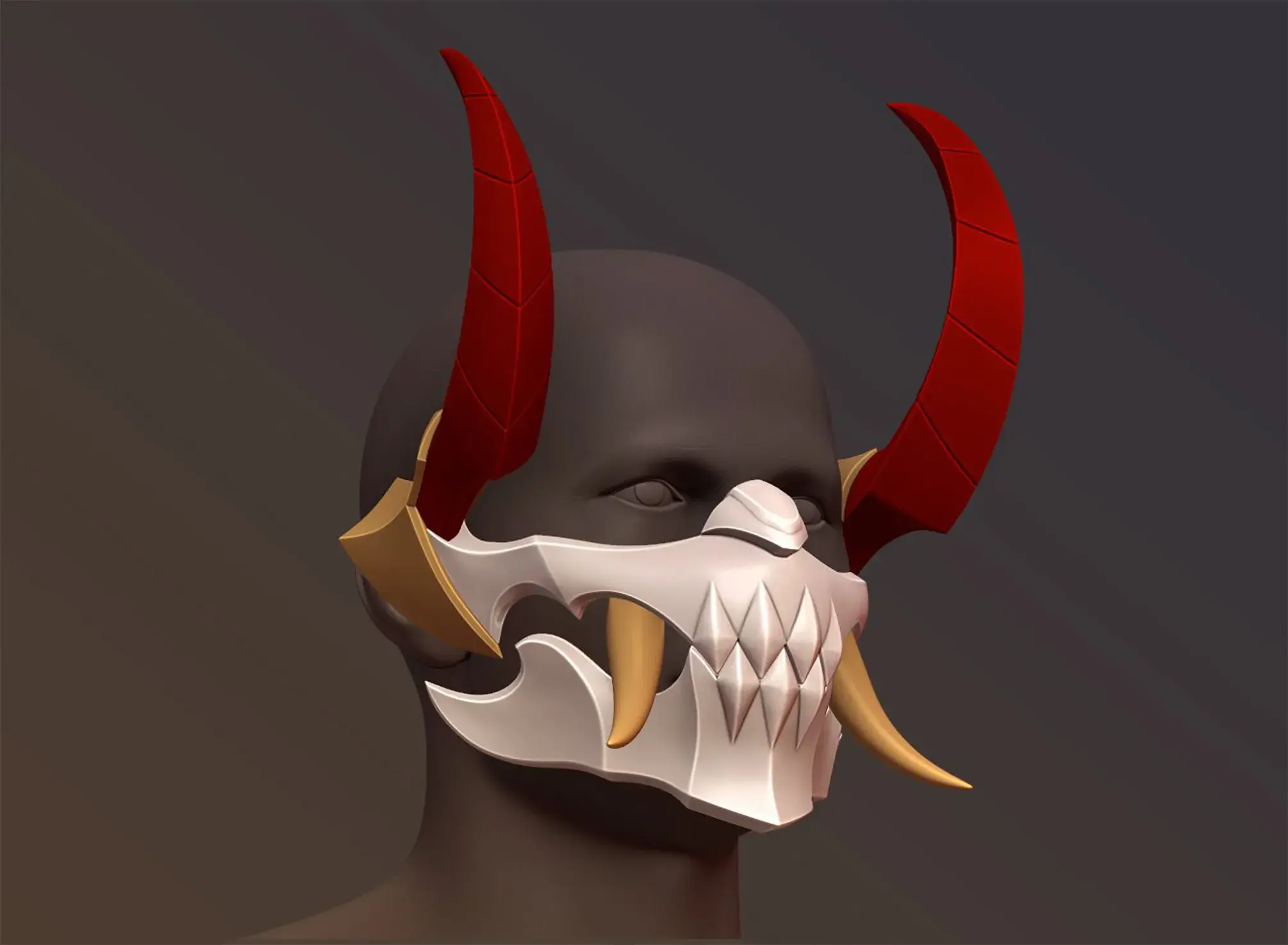 Pyke Blood moon mask League of Legends cosplay LOL