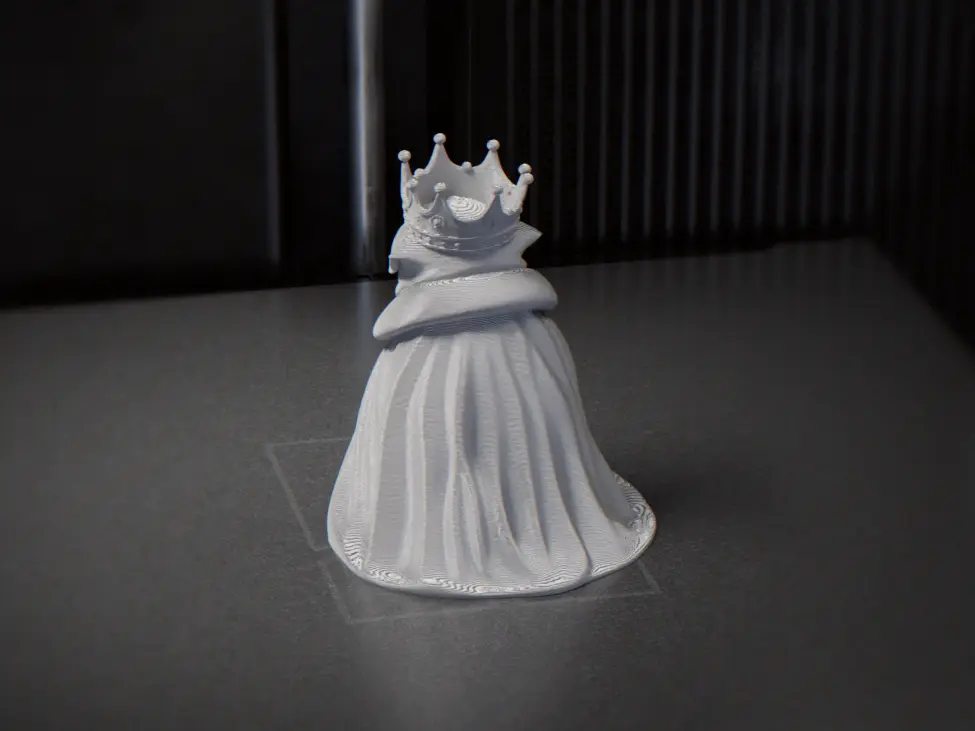 Dog King Figurine Animal 3D Printable