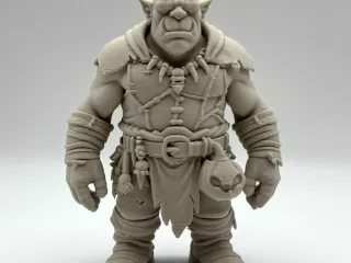 Orc Warrior Miniature