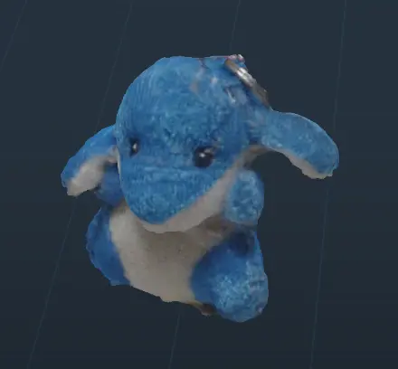 Peluche criatura azul