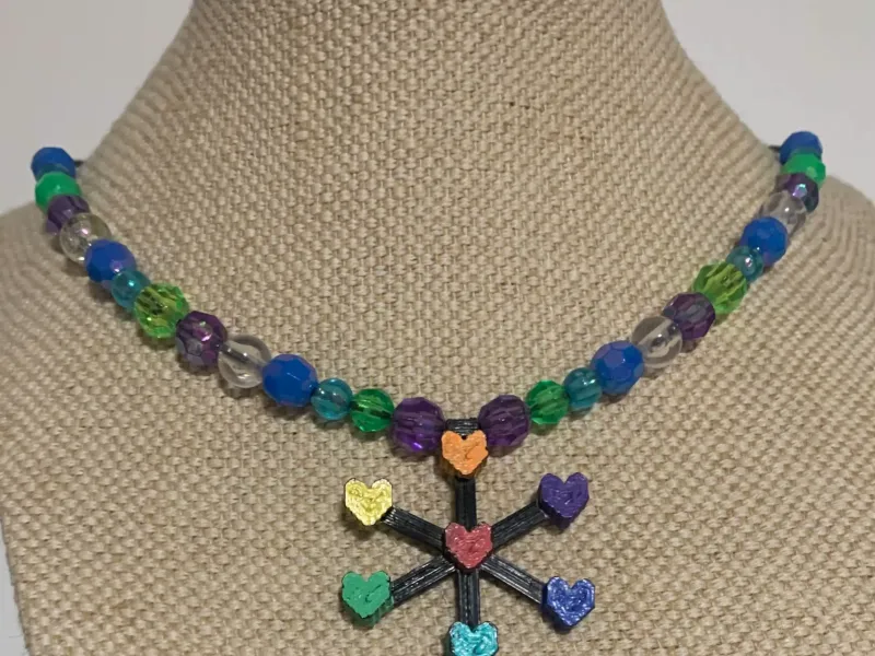 Undertale Souls Necklace Pendant