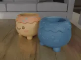 Cute Donut Planter candy or container STL File for 3D Printi-1
