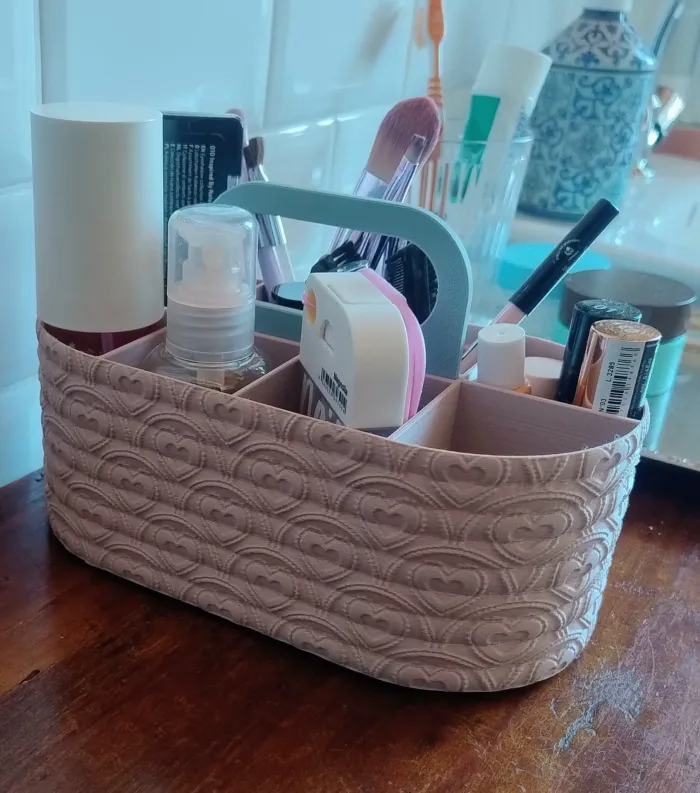 Cuori Makeup and Skincare Caddy - Home - PLA - 3D printed product - фото 6