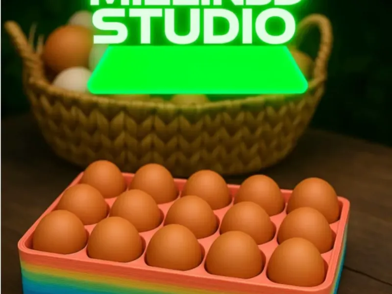Chicken Egg Tray Carton holder - Easy Free Print