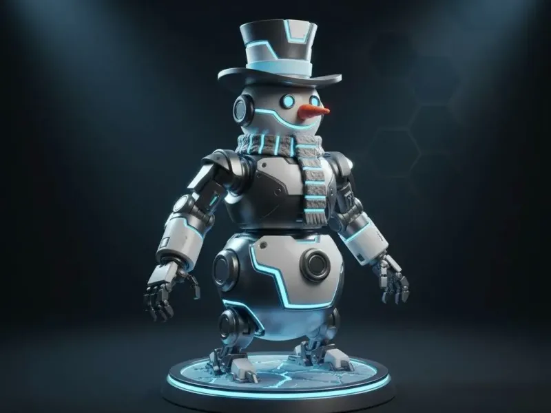 Robô Neve Futurista
