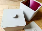 Funky Box lid storage cube with inserts and screw in knobs-5