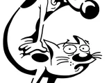 CatDog stencil-0