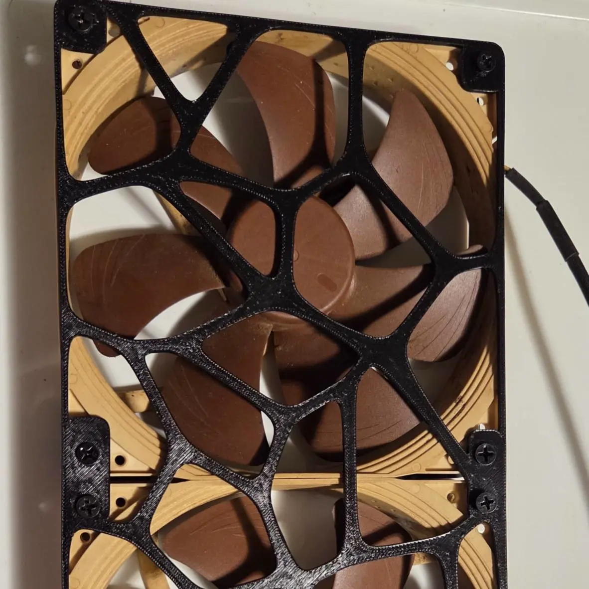 computer 280mm fans grill