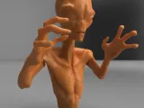 3D ALIEN WALL ART - PERFECT FOR HALLOWEEN! - *SUPPORT FREE*-1