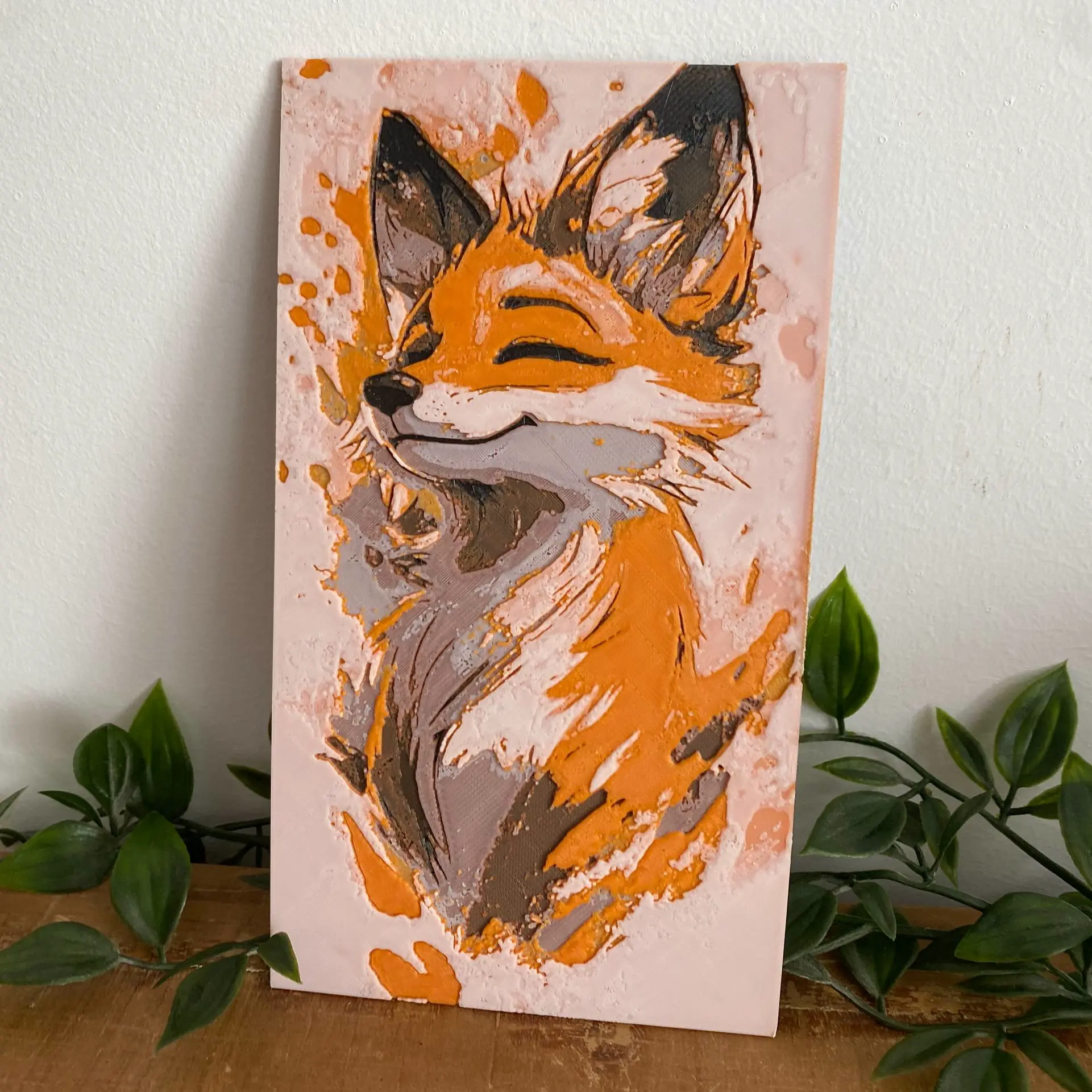Hueforge Files 3D Printer Files | 3MF File | Fox illustration Hueforge | Creality Cloud