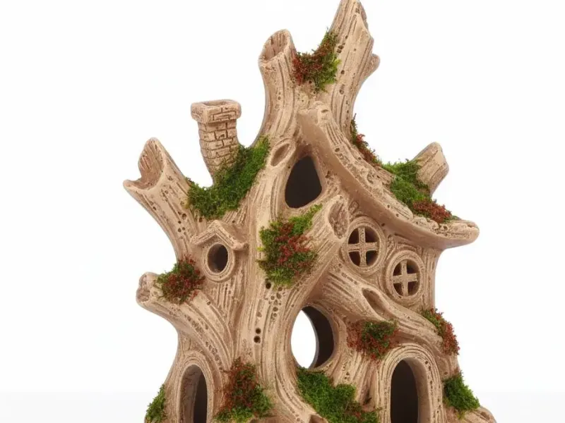 Enchanted Driftwood House – Fantasy Woodland Inspired 3D Pri