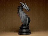 Geometric Dragon Statuette-1