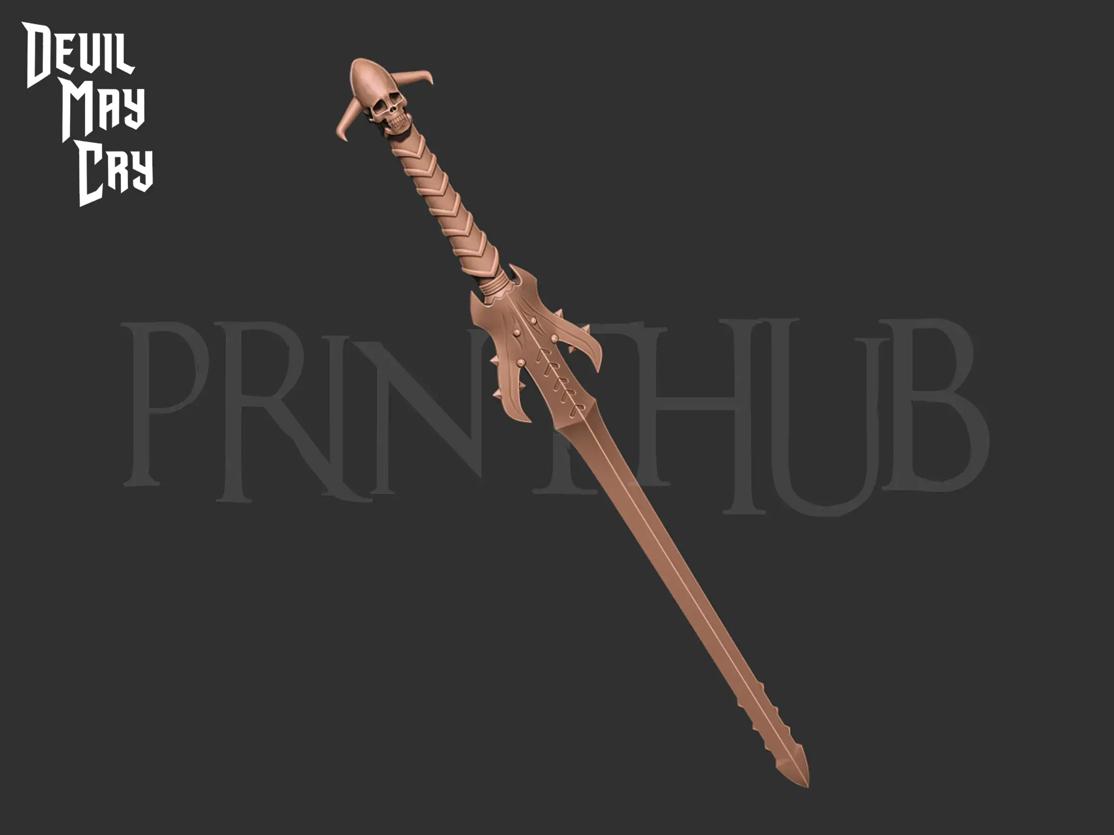 Baul & Modeus swords from devil may cry 2007 for cosplay stl