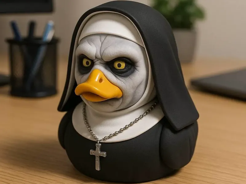 Rubber Duck - The Devil Valak statue - 3d print