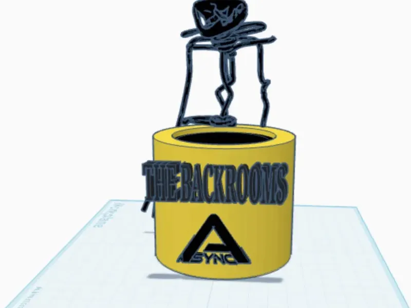 The Backrooms 2026 Movie Fanmade Popcorn Bucket