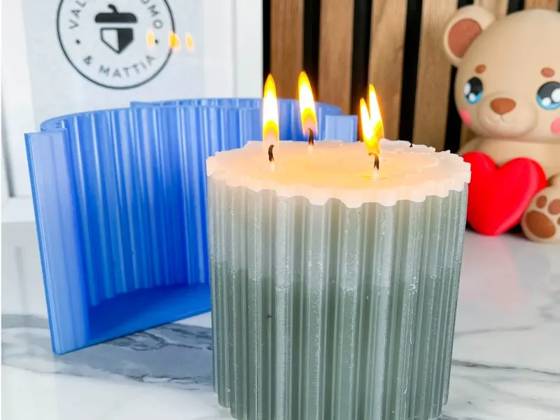 Stampo per candele per risultati perfetti con la cera fai da te