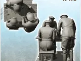 German staff around a table with map (12) - WW2 Terrain fig-4