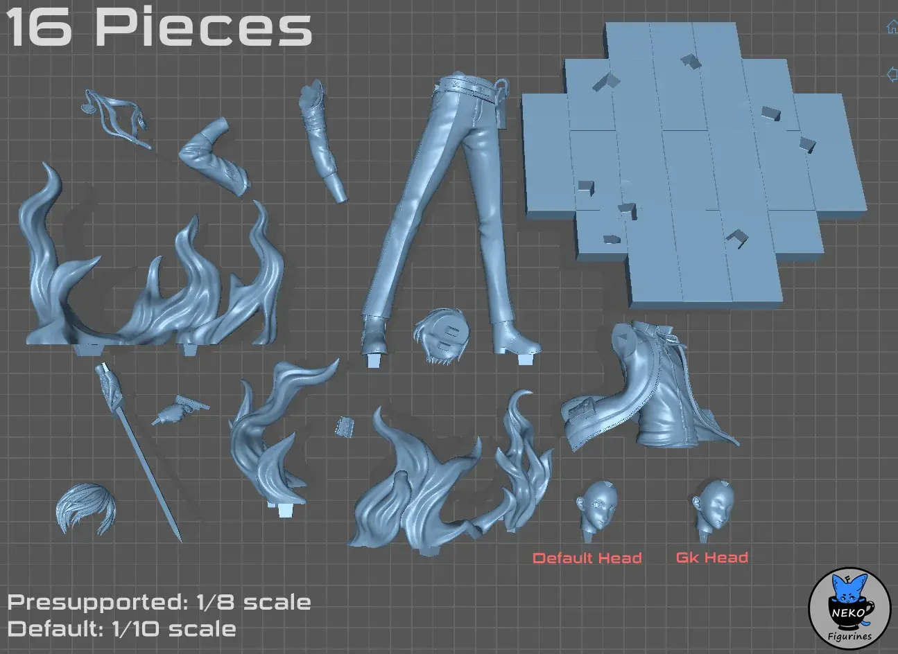 Makoto Yuki - Persona 3 Reload Game Figure for 3D Printing