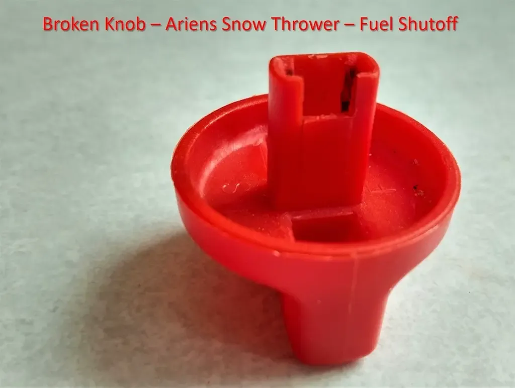 Knob, Fuel Shutoff, Ariens Snow Thrower - Compact 24