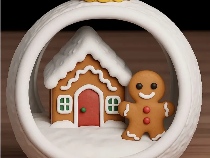 Gingerbread Christmas Ornament / Decoration / Bauble