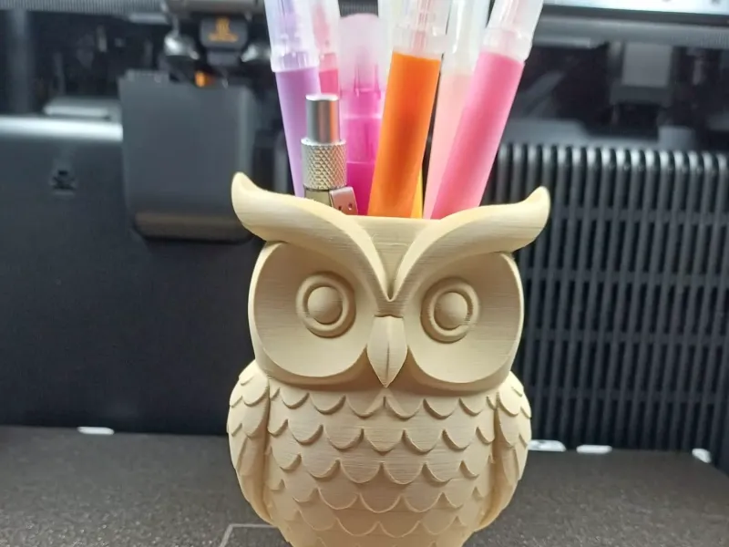 Ollie the Owl Pen Holder
