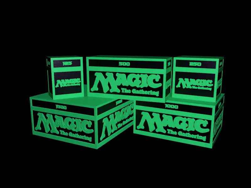 Board Games & Card Games STL Download - Magic Retro Card boxes V2 - Non ...