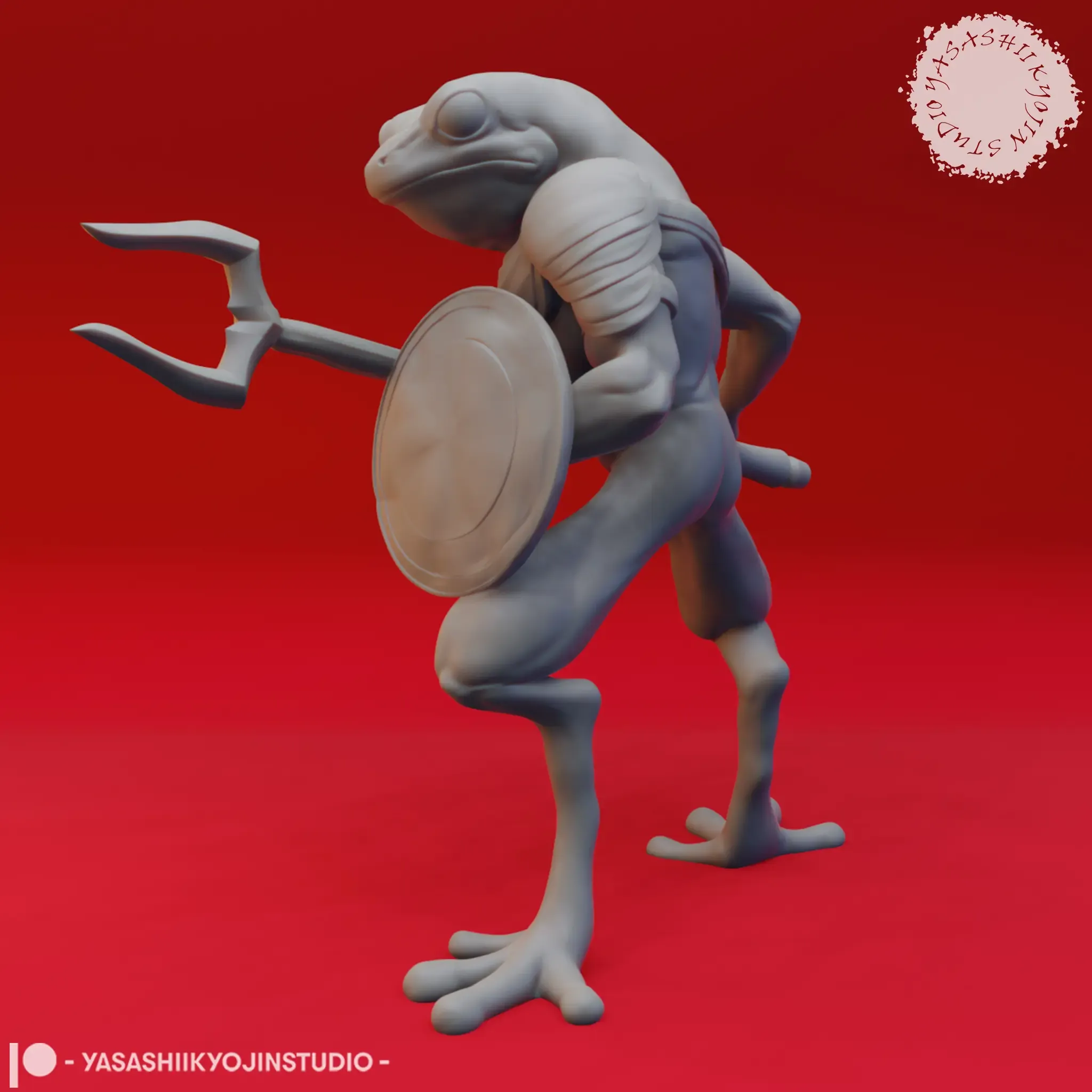 Bullywug - Tabletop Miniature (Pre-Supported)
