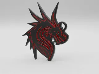 dragon keychain